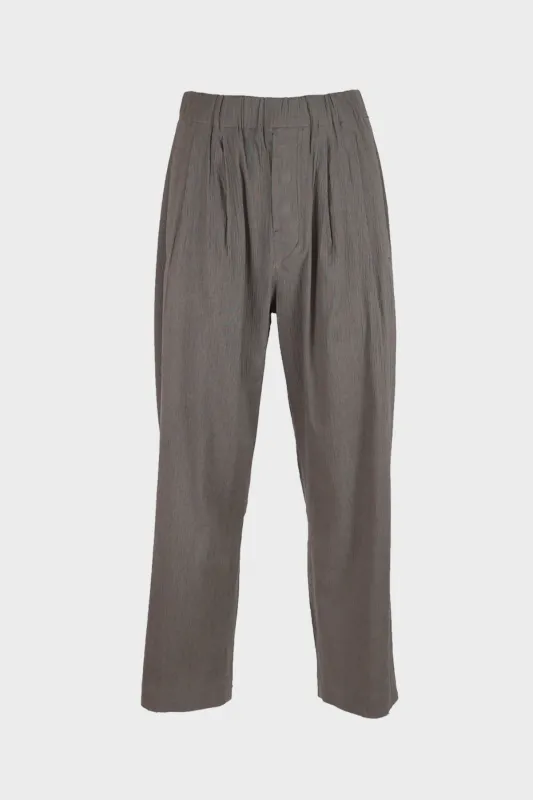 Architect Tucked Pants - Dark Grey made by Document