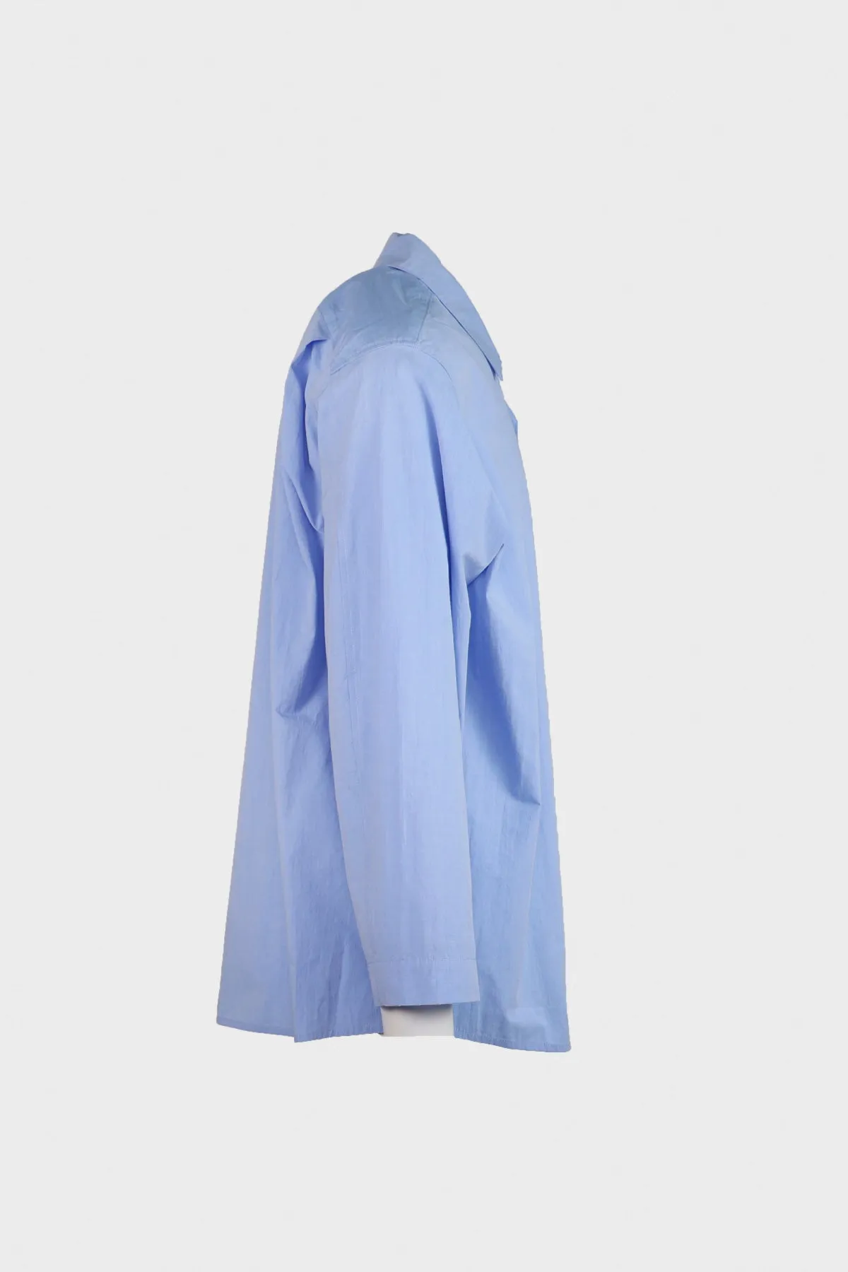 Typewriter Cotton Oversized Shirt - Chambray sold by Canoe Club product image thumbnail 2