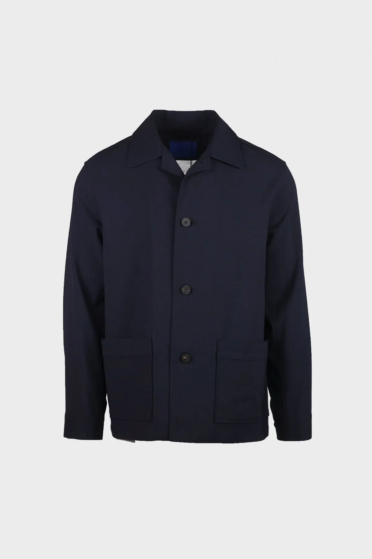 Hopsack Chore Jacket - Dark Navy sold by Canoe Club