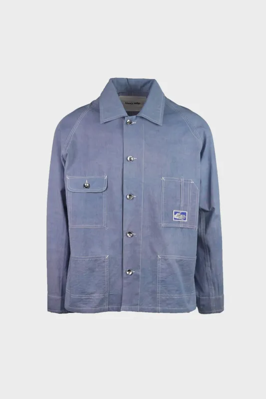 Railroad Jacket - Purple Wonky-Wear sold by Canoe Club