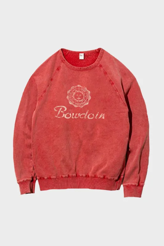 Bowdoin Sweatshirt - Red made by Canoe Club