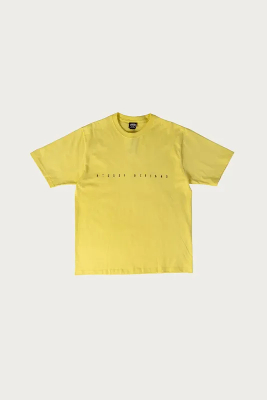 S Box Tee - Lemon made by Stussy