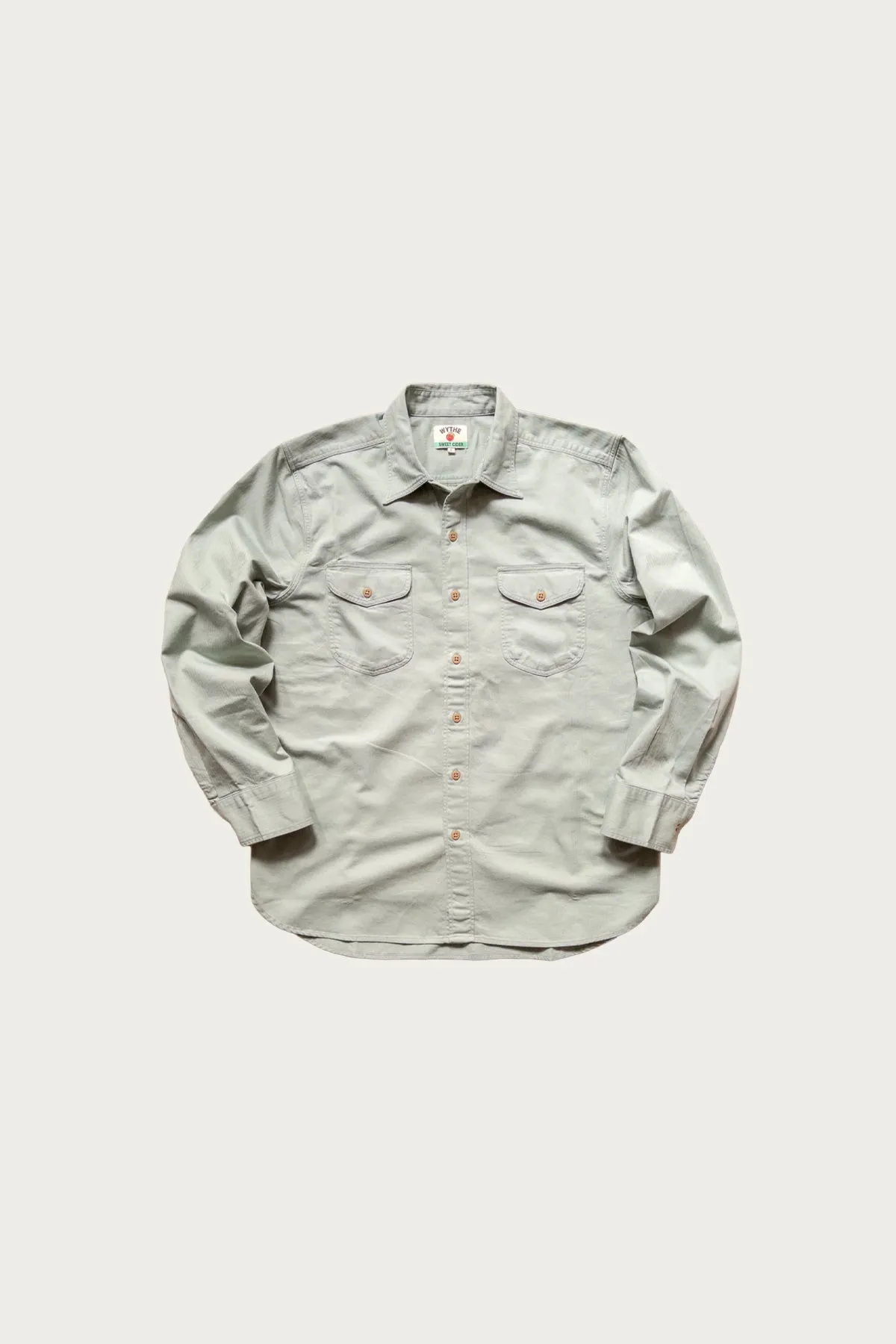 Cotton HBT Officer's Shirt - Sage sold by Canoe Club