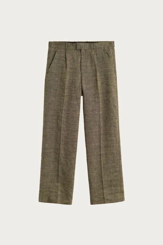 Slack Trouser - Deep Husk Soft Grain Weave made by Our Legacy
