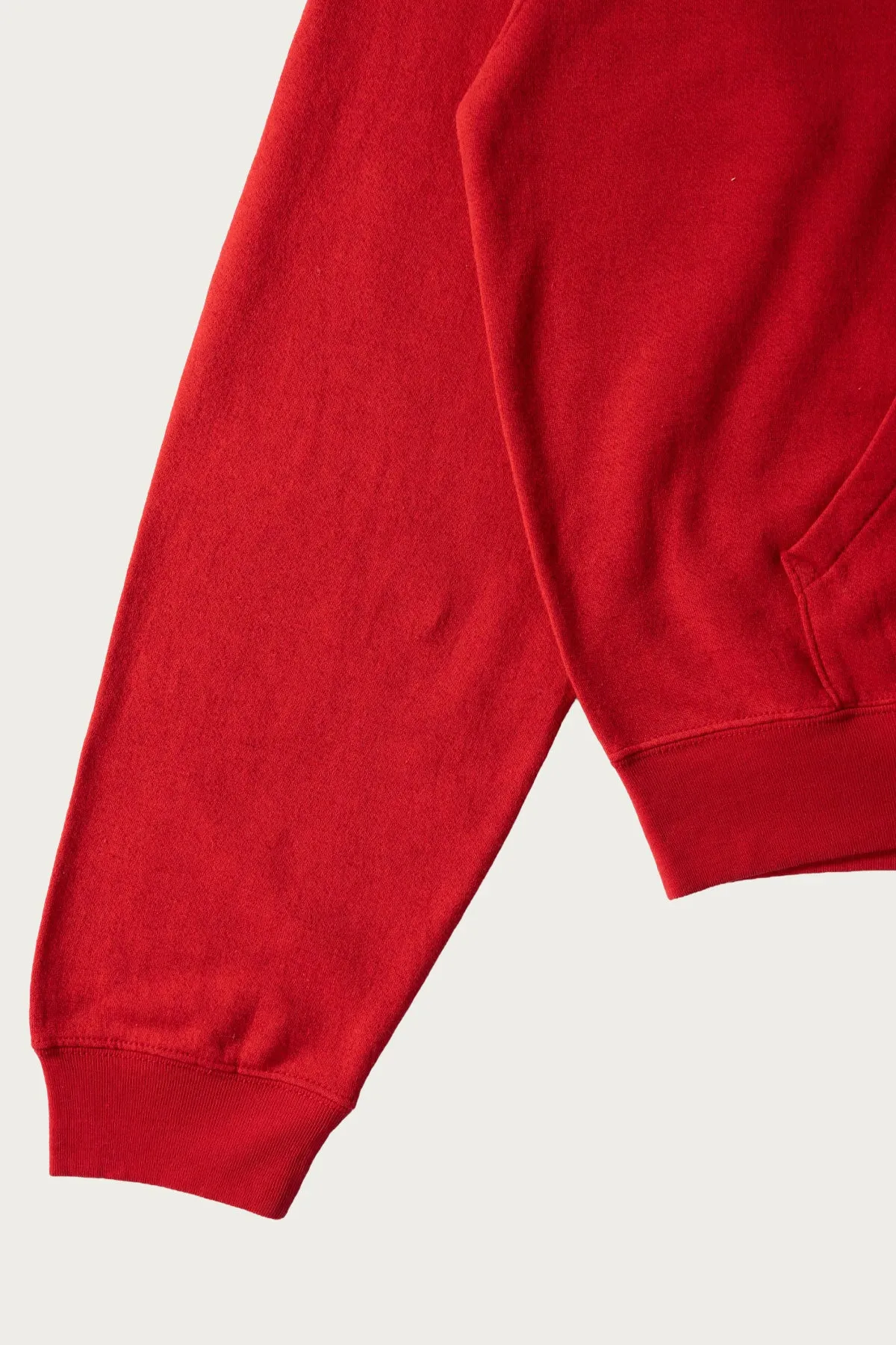 High Twist Light Sweat Zip Parka - Red sold by Canoe Club product image thumbnail 2