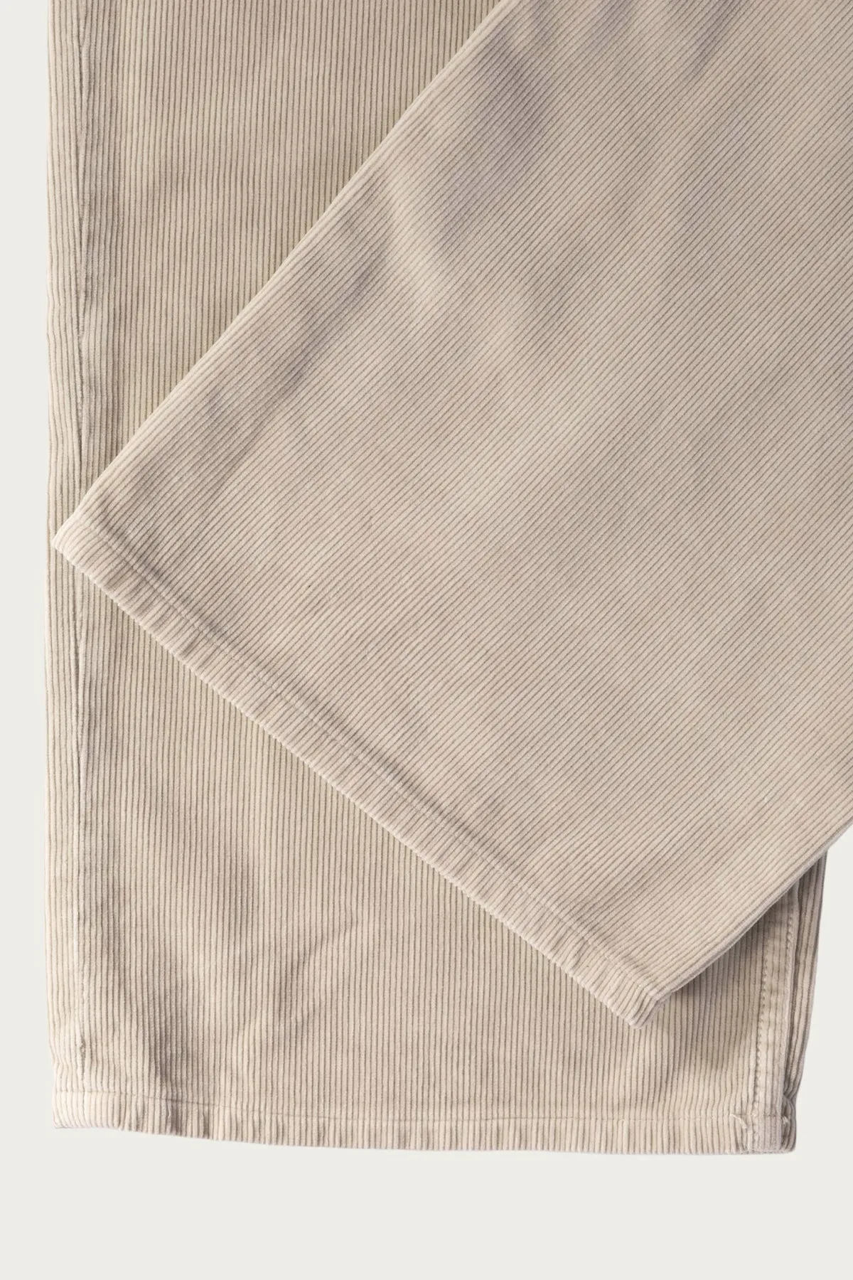 Garment-Dyed Finx Corduroy 5P Wide Pants - White Khaki sold by Canoe Club product image thumbnail 3