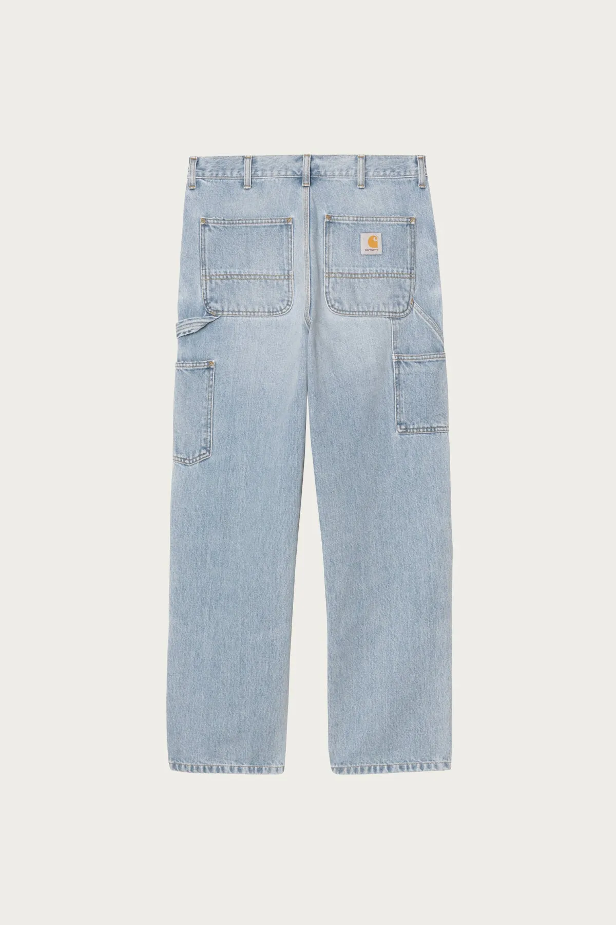 Double Knee Pant - Blue Heavy Worn Bleached sold by Canoe Club product image thumbnail 2