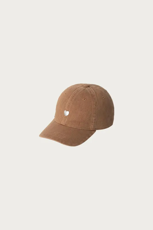 Heart Metal Cap - Hamilton Brown/Silver made by Carhartt