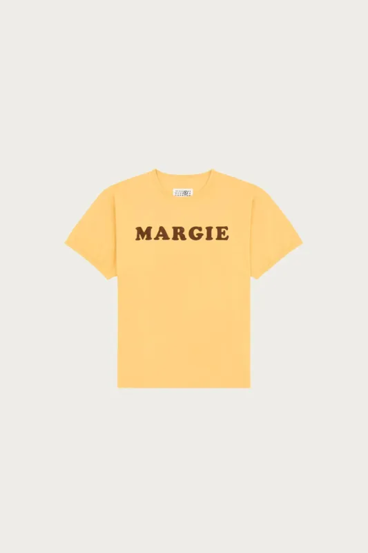 Vintage Jersey "Margie" T-Shirt - Yellow made by Maison Margiela
