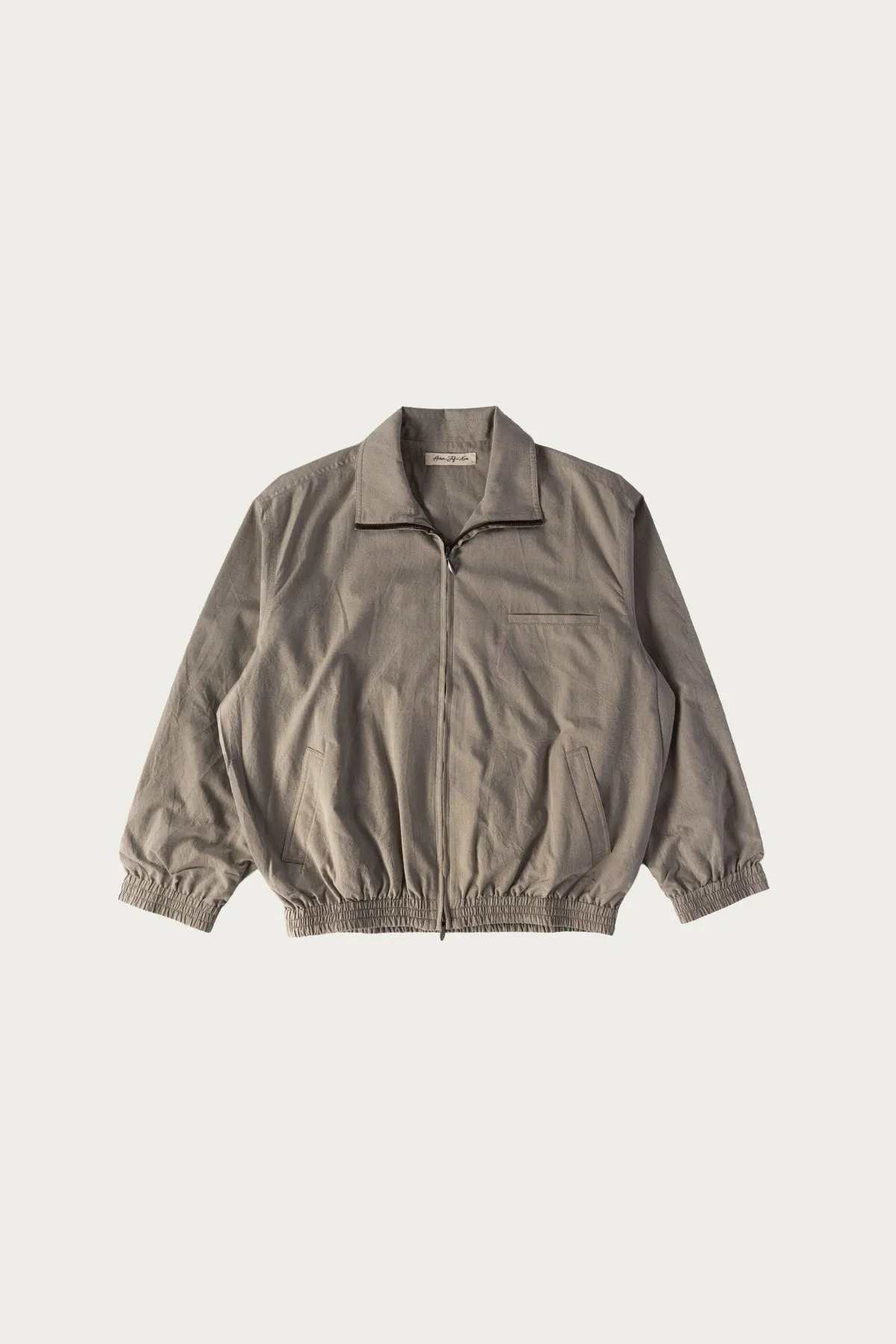 Track Blouson - Warm Grey sold by Canoe Club