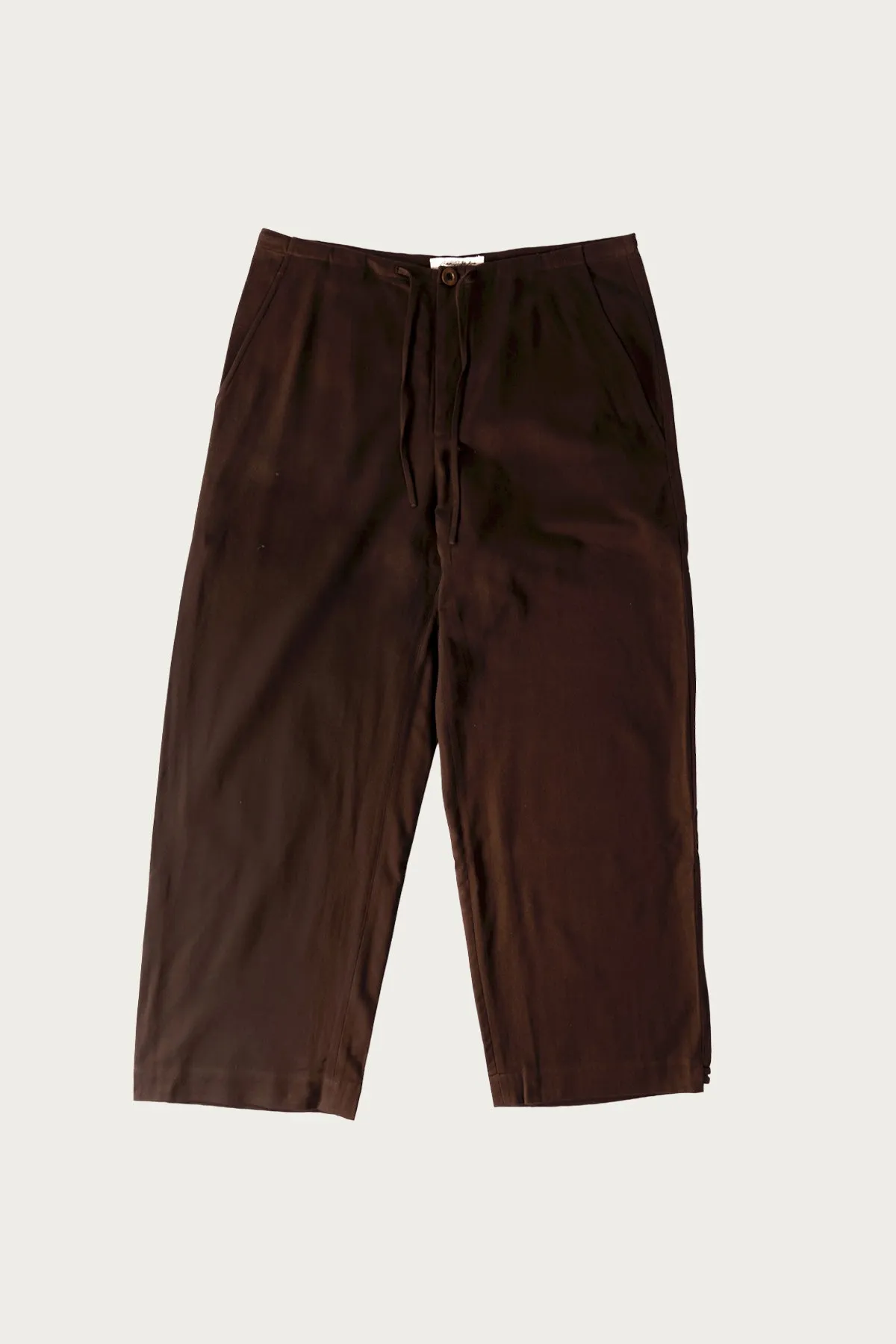 Drawstring Pant - Chocolate sold by Canoe Club