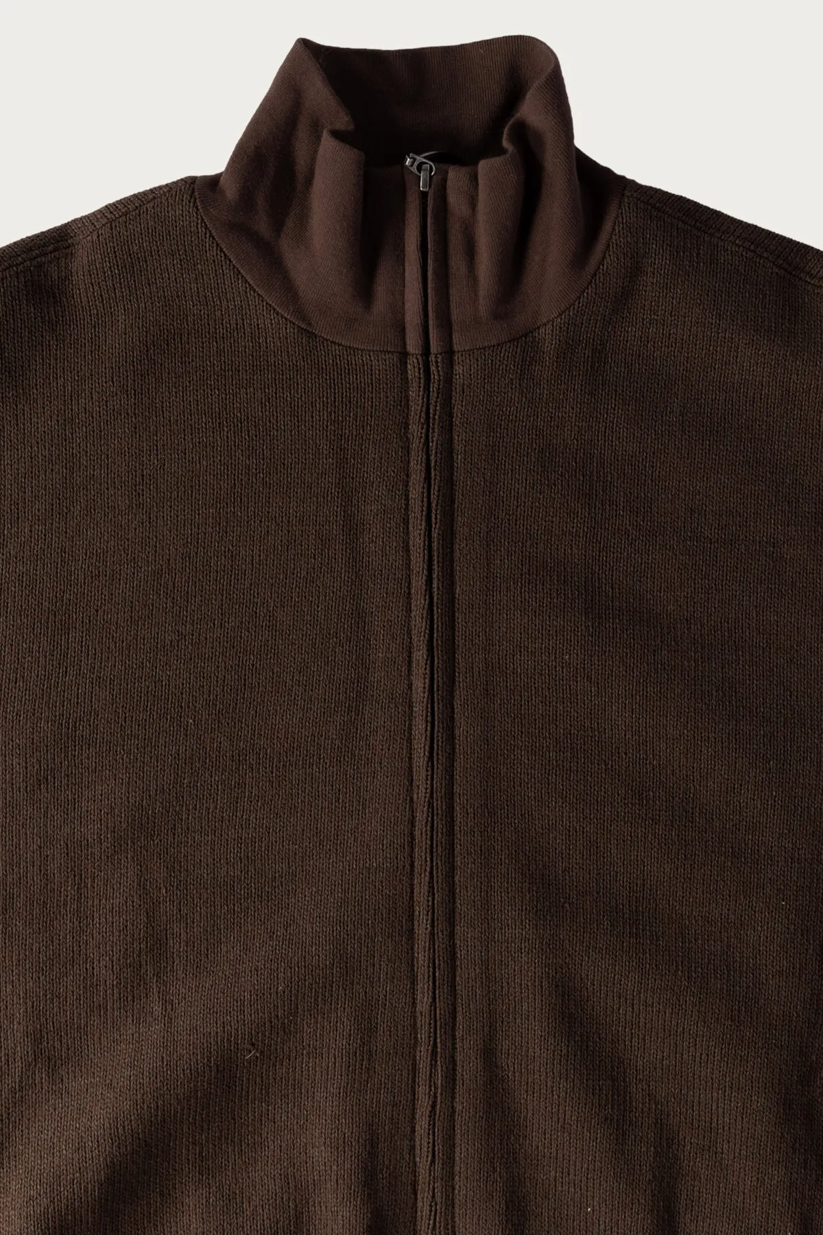 Drivers Knit Blouson - Deep Brown sold by Canoe Club product image thumbnail 3