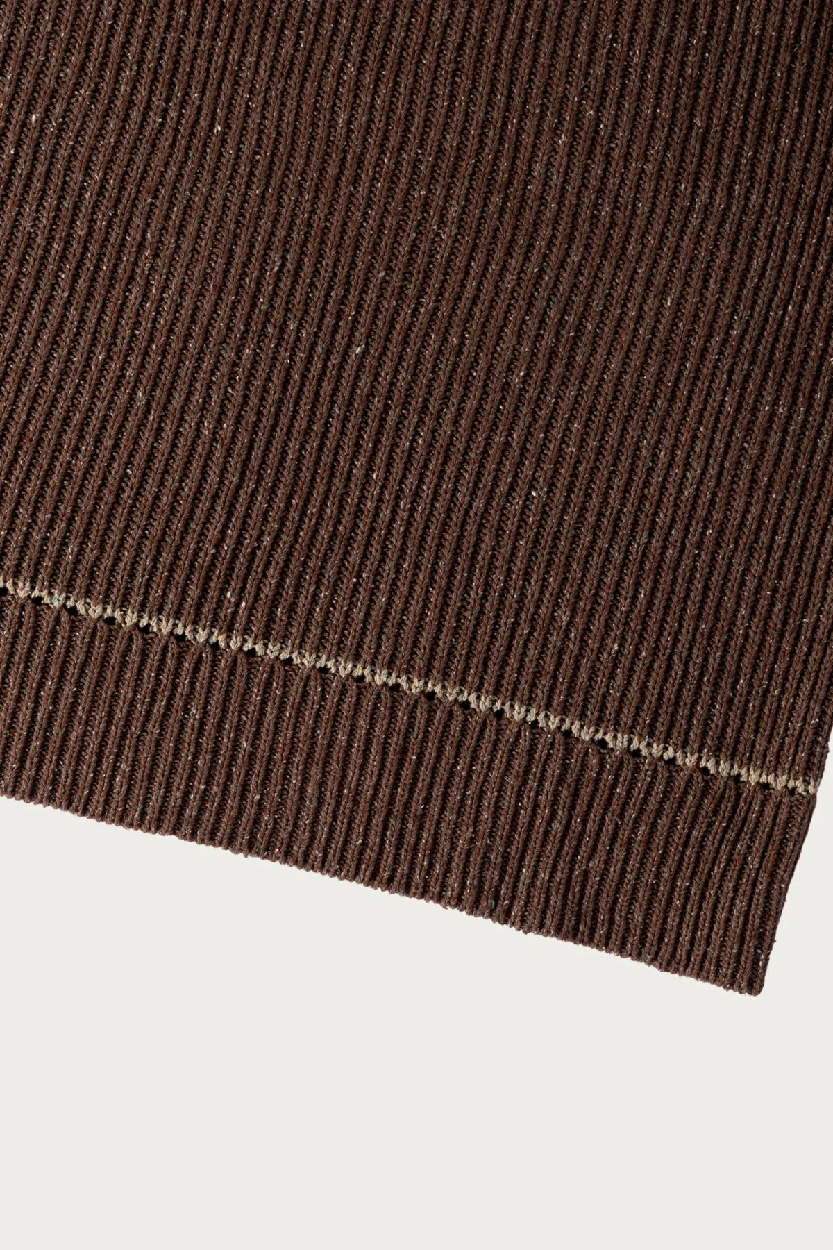 Contrast Crewneck - Brown Mix sold by Canoe Club product image thumbnail 3