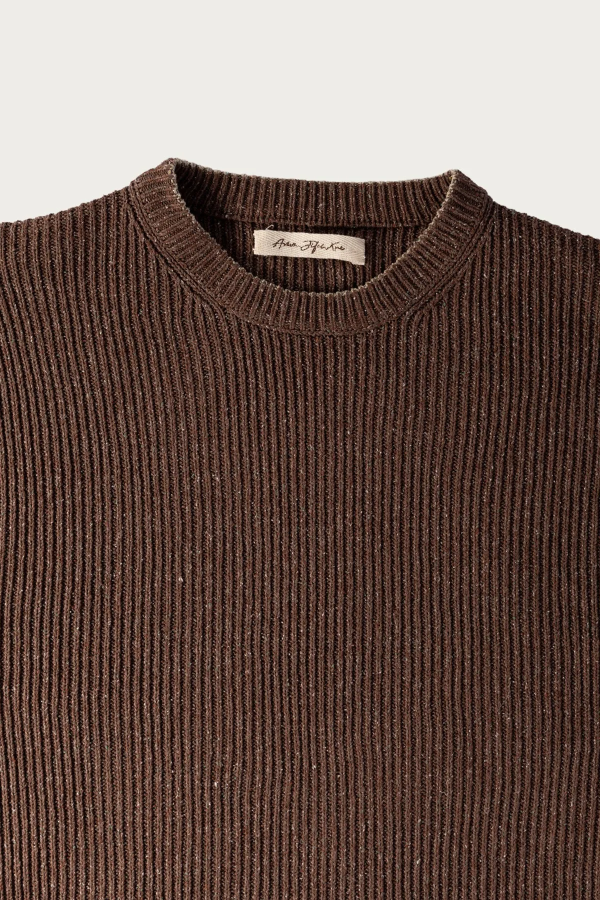 Contrast Crewneck - Brown Mix sold by Canoe Club product image thumbnail 2
