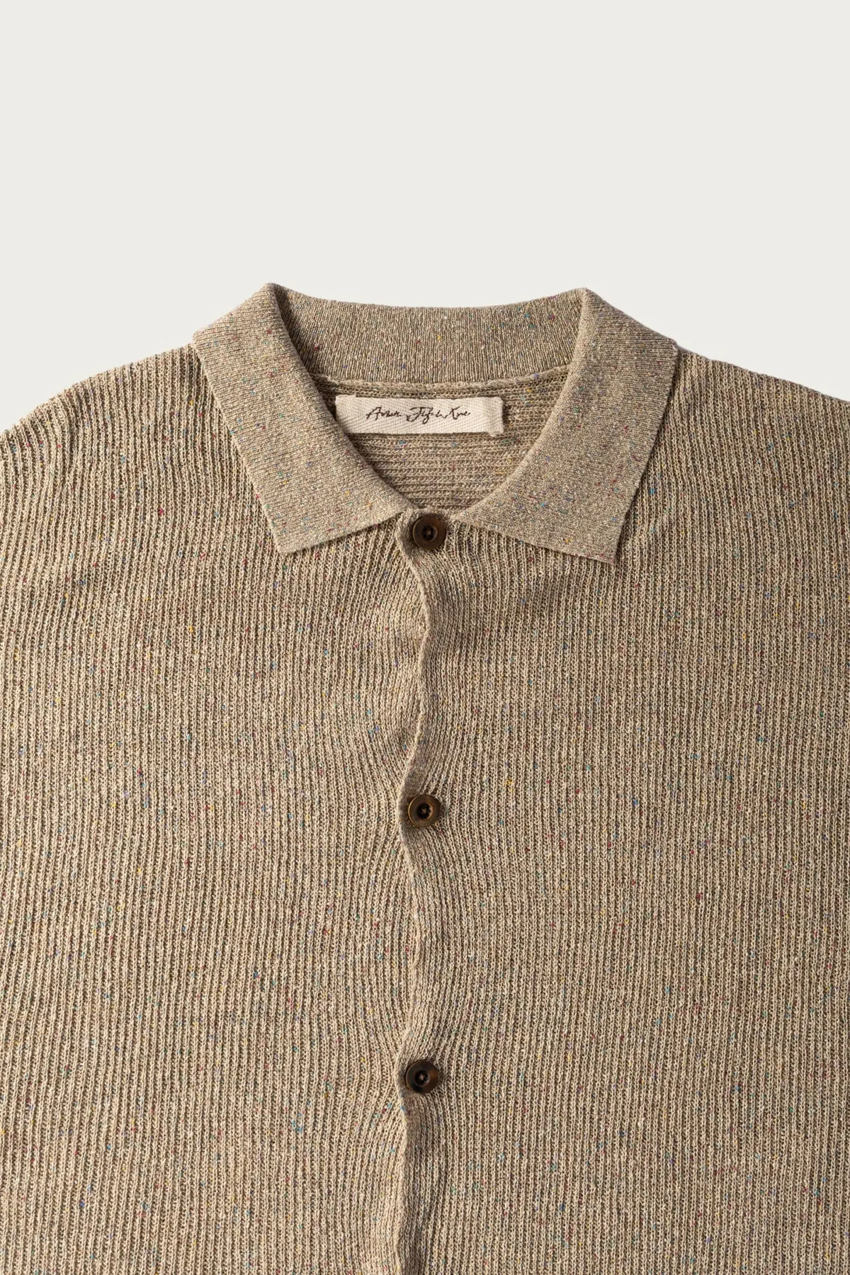 Knit Boxy Shirt - Natural Mix sold by Canoe Club product image thumbnail 2