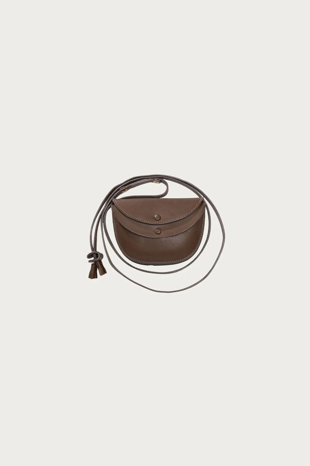 Lady White Co. x Kaptain Sunshine Leather Pouch - Brown Smooth sold by Canoe Club