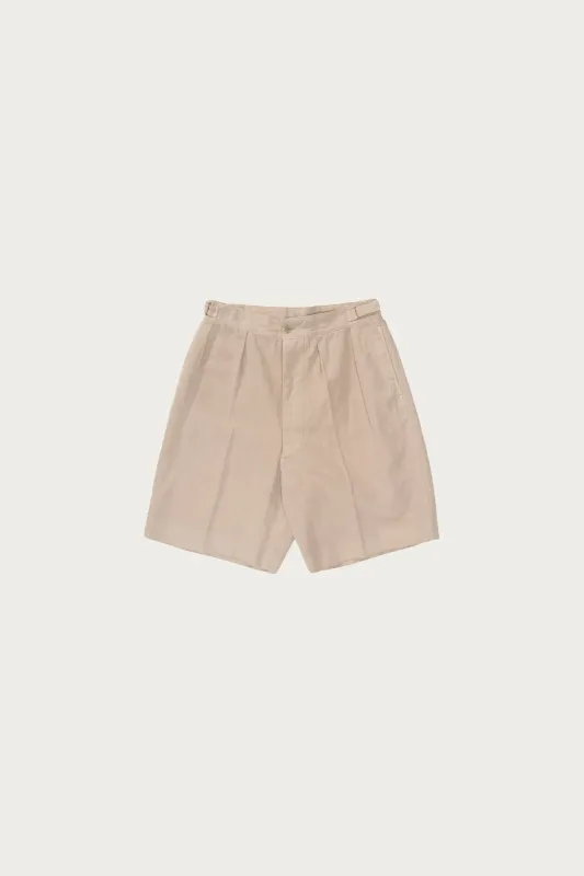 Lady White Co. x Kaptain Sunshine Cotton/Linen Shorts - Taupe made by Lady White Co.