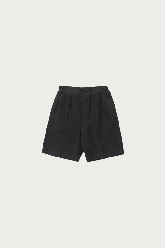 Lady White Co. x Kaptain Sunshine Cotton/Linen Shorts - Charcoal made by Lady White Co.