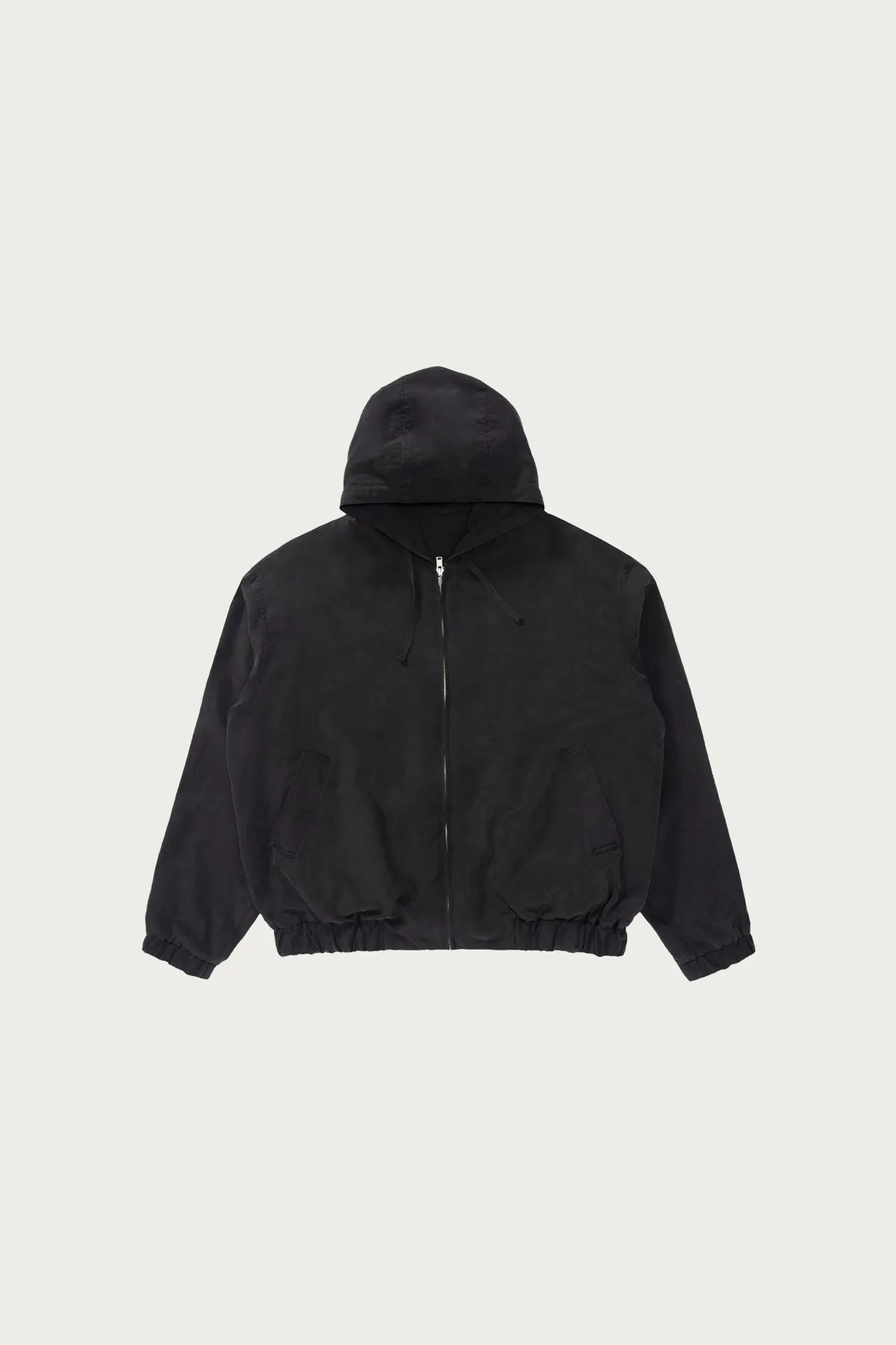 Lady White Co. x Kaptain Sunshine Silk Zip Parka - Navy sold by Canoe Club