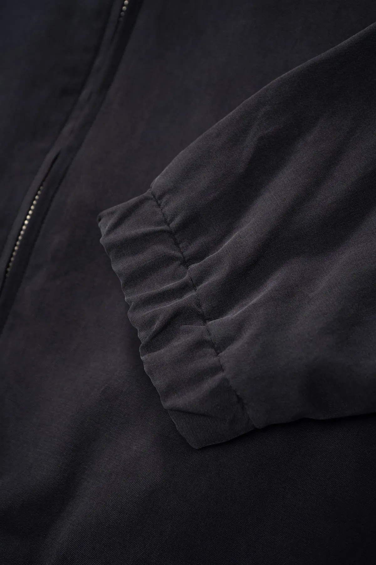 Lady White Co. x Kaptain Sunshine Silk Zip Parka - Navy sold by Canoe Club product image thumbnail 2