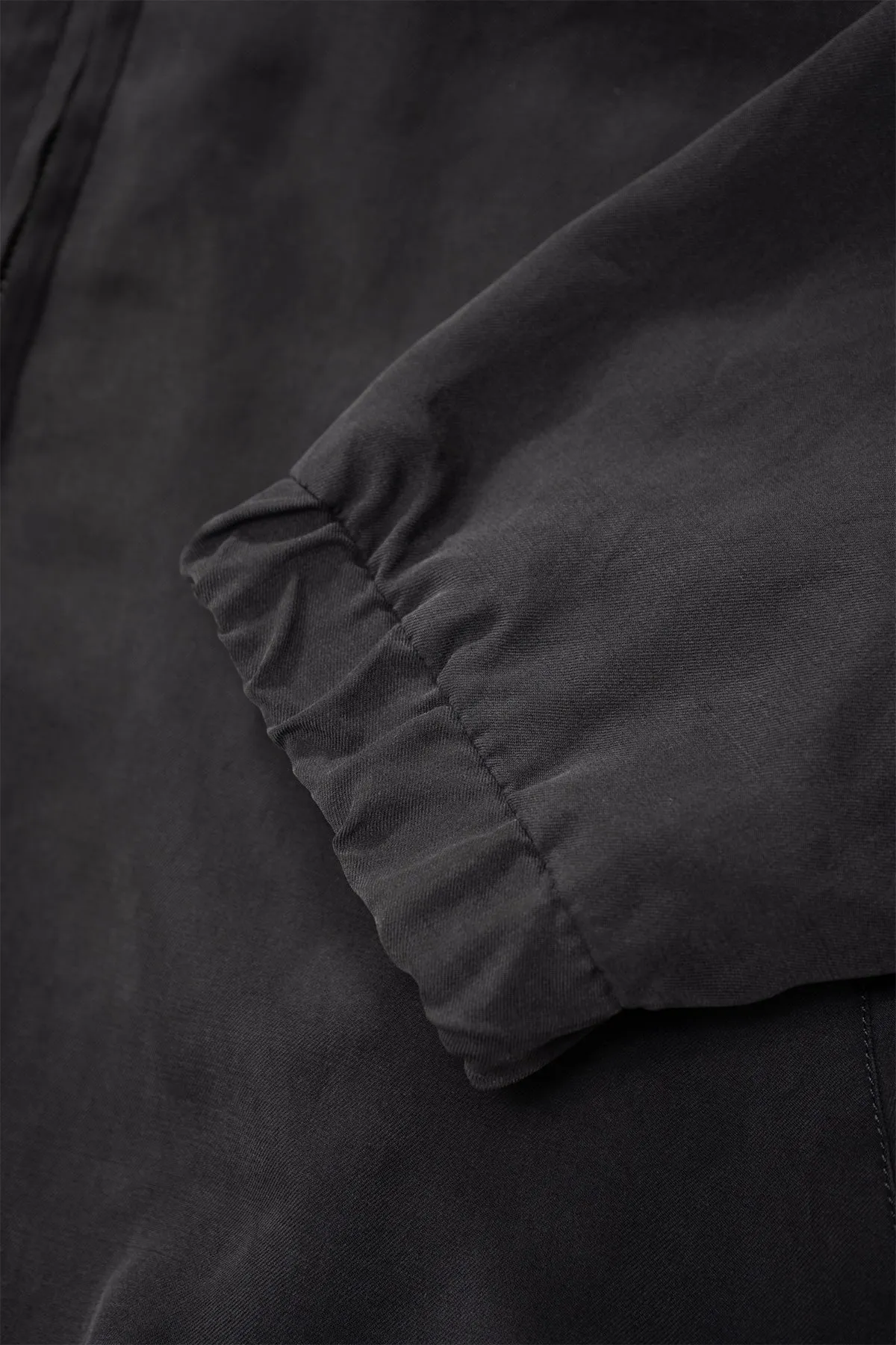 Lady White Co. x Kaptain Sunshine Silk Zip Parka - Faded Black sold by Canoe Club product image thumbnail 2