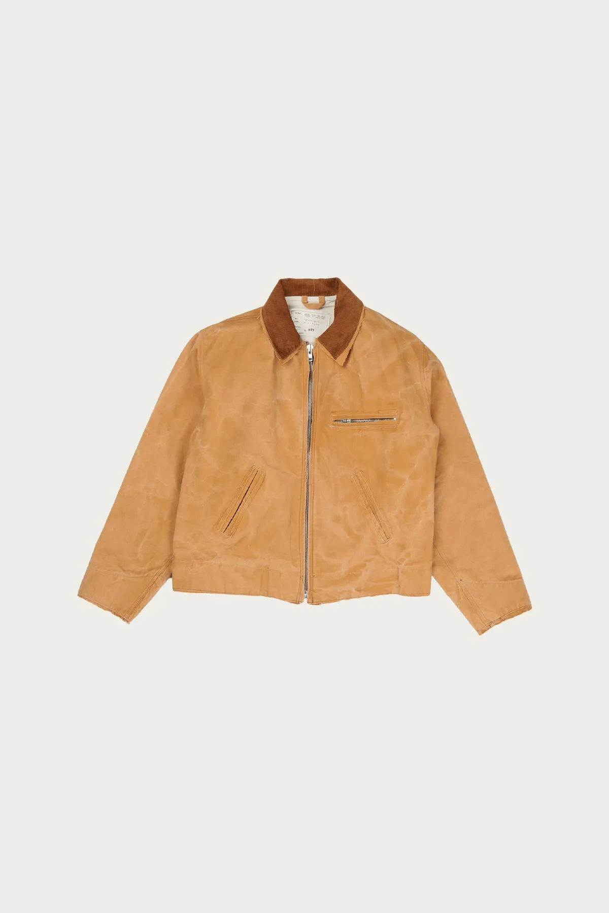 Worker Jacket - Sand Vintage Wash sold by Canoe Club
