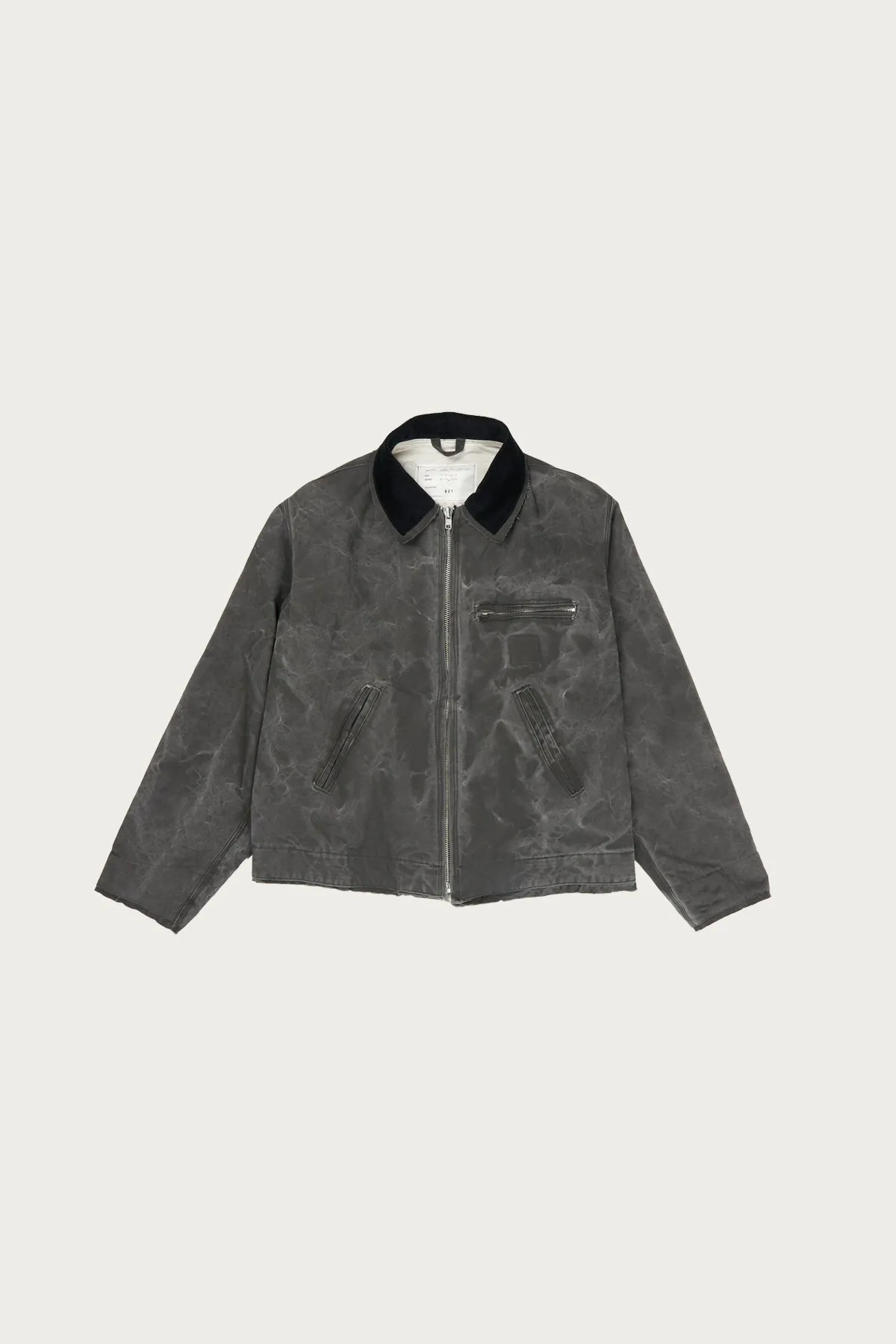 Worker Jacket - Black Vintage Wash sold by Canoe Club
