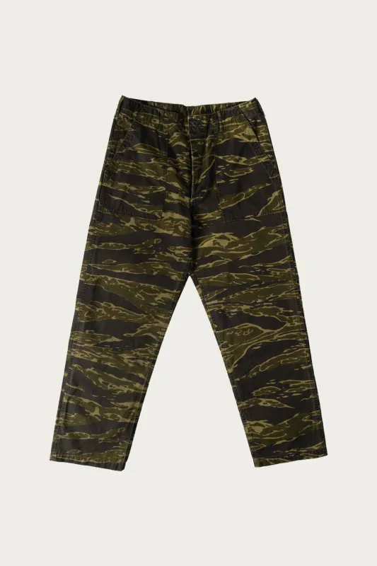 U.S. Army Fatigue Pants (Regular Fit) - Tiger Camo made by orSlow
