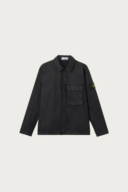 Organic-Look Nylon Panama-TC - Black made by Stone Island