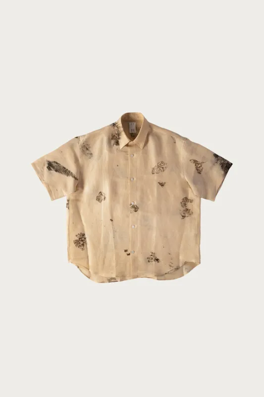 Eternal Summer Shirt - Hand Leaf Print made by seya