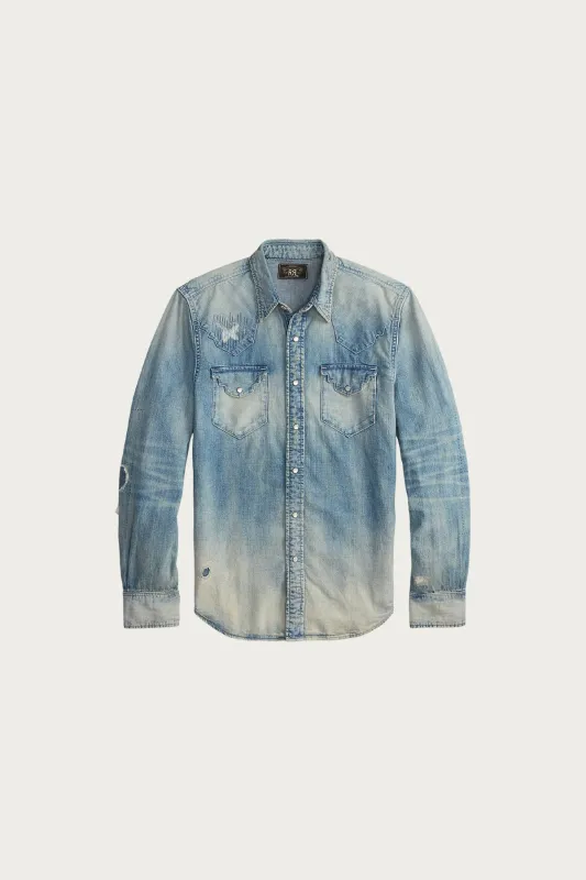2x Denim Western Shirt - Addington Wash made by RRL