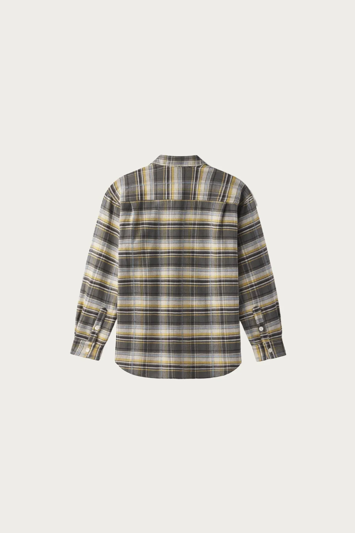 Plaid Button Down Shirt - Grey Plaid sold by Canoe Club product image thumbnail 2