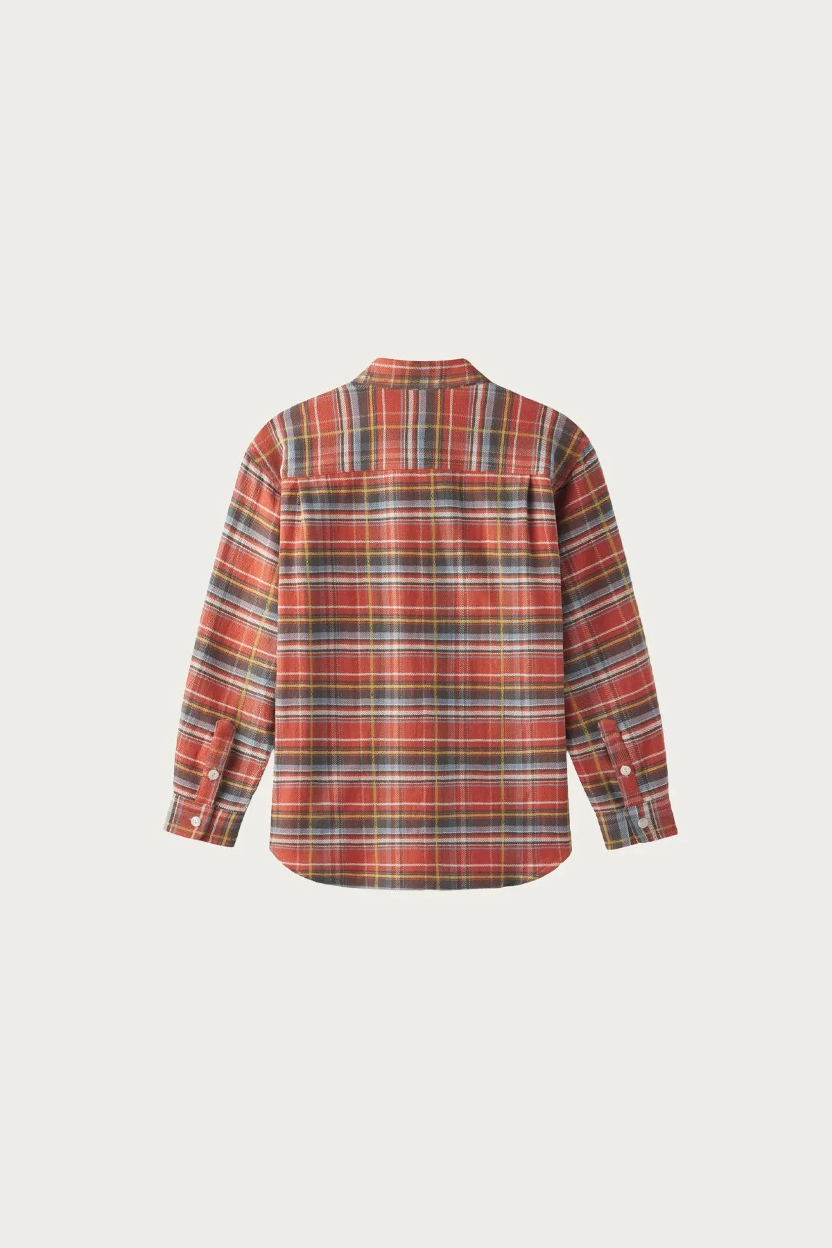 Plaid Button Down Shirt - Brick Plaid sold by Canoe Club product image thumbnail 2