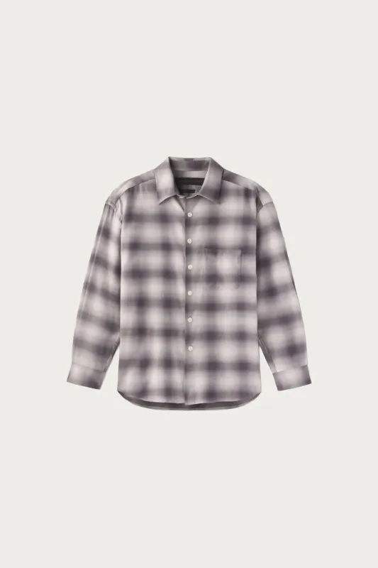 Shadow Flannel - Black made by Canoe Club