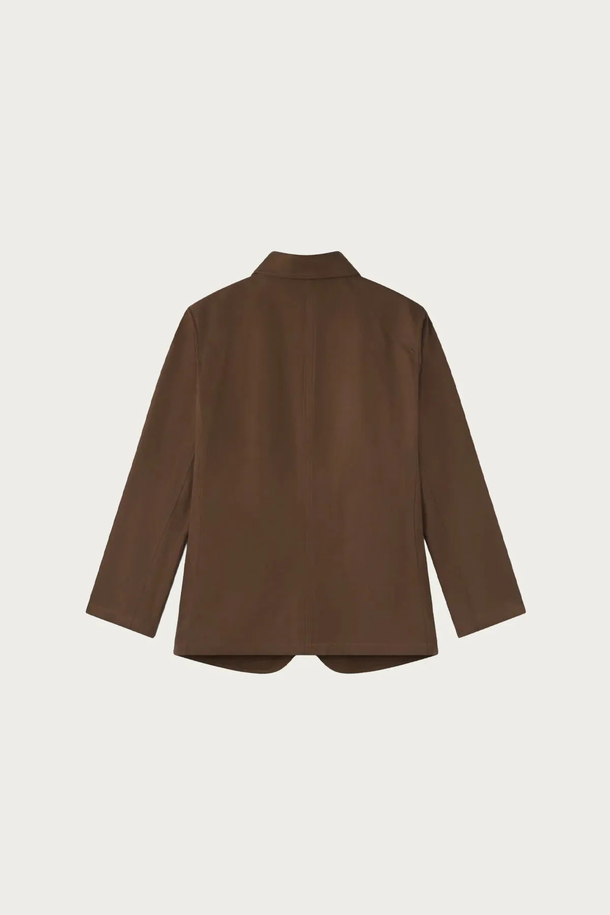 Cotton Linen Suit Jacket - Brown sold by Canoe Club product image thumbnail 2