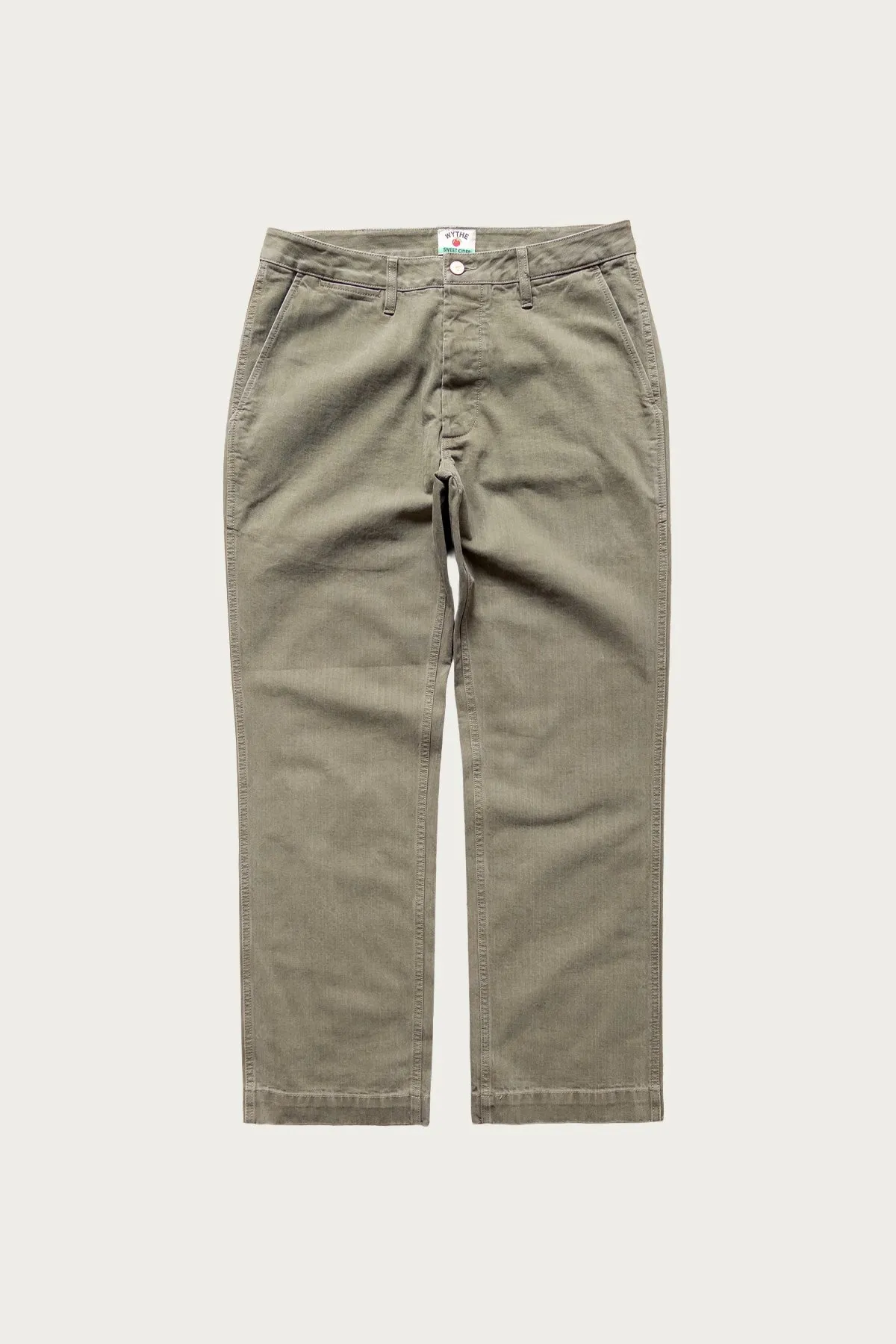 Japanese HBT Chinos - Faded Olive sold by Canoe Club