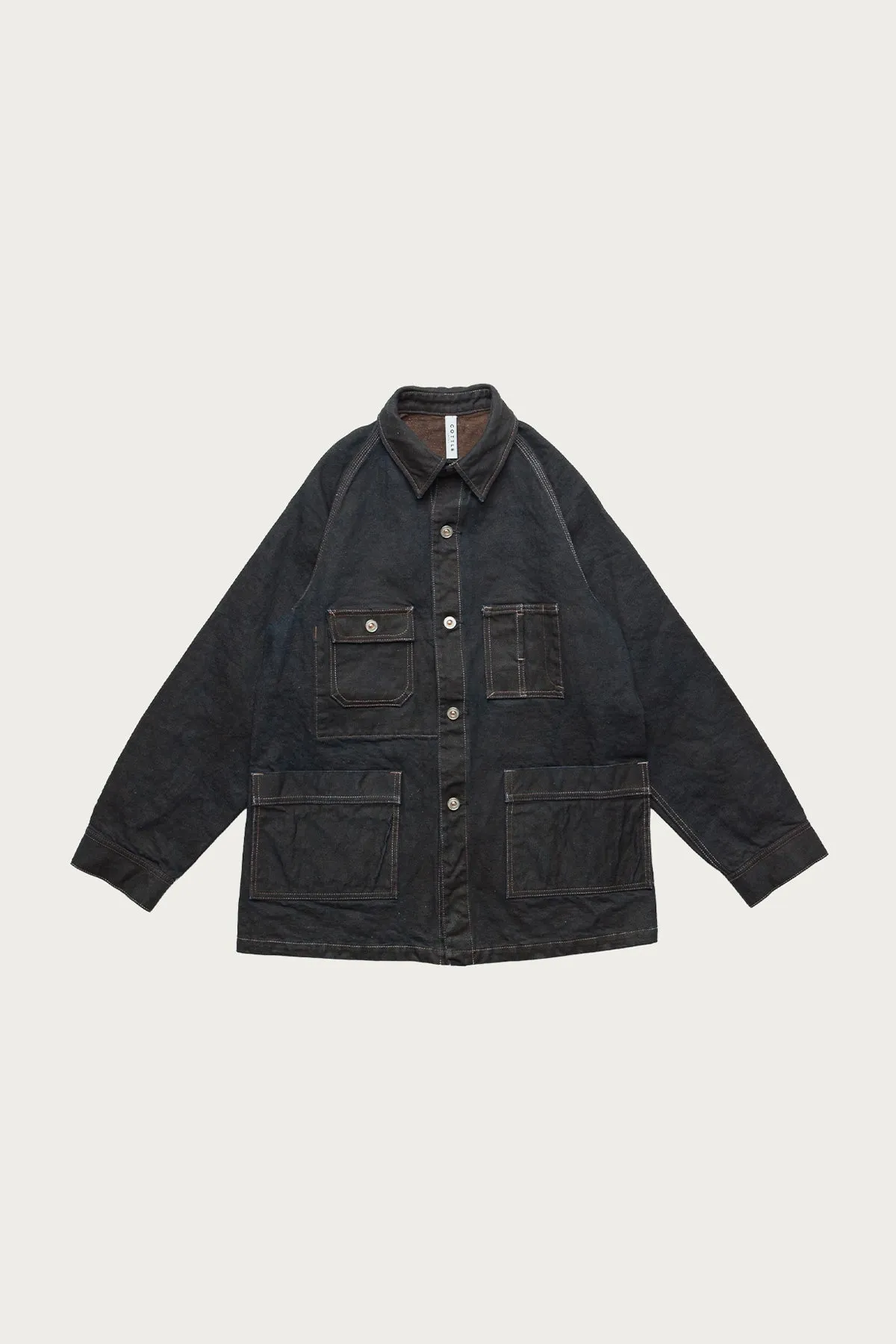 C.T.L. Traveling Jacket - Kakishibu Indigo sold by Canoe Club