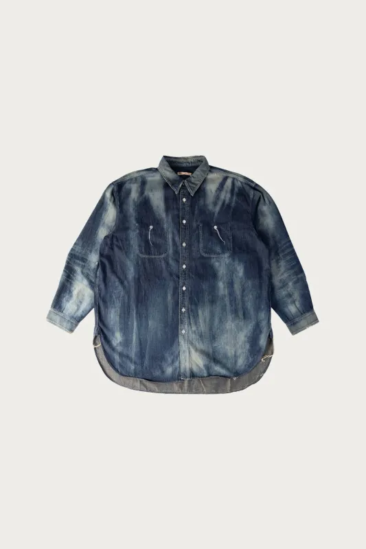 Dear Denim New Wave Shirt - Sand Beach Sun Fade made by Cottle