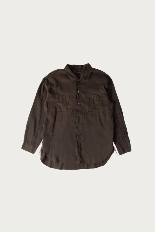 Sand Beach New Wave Shirt - Mordant Black made by Cottle