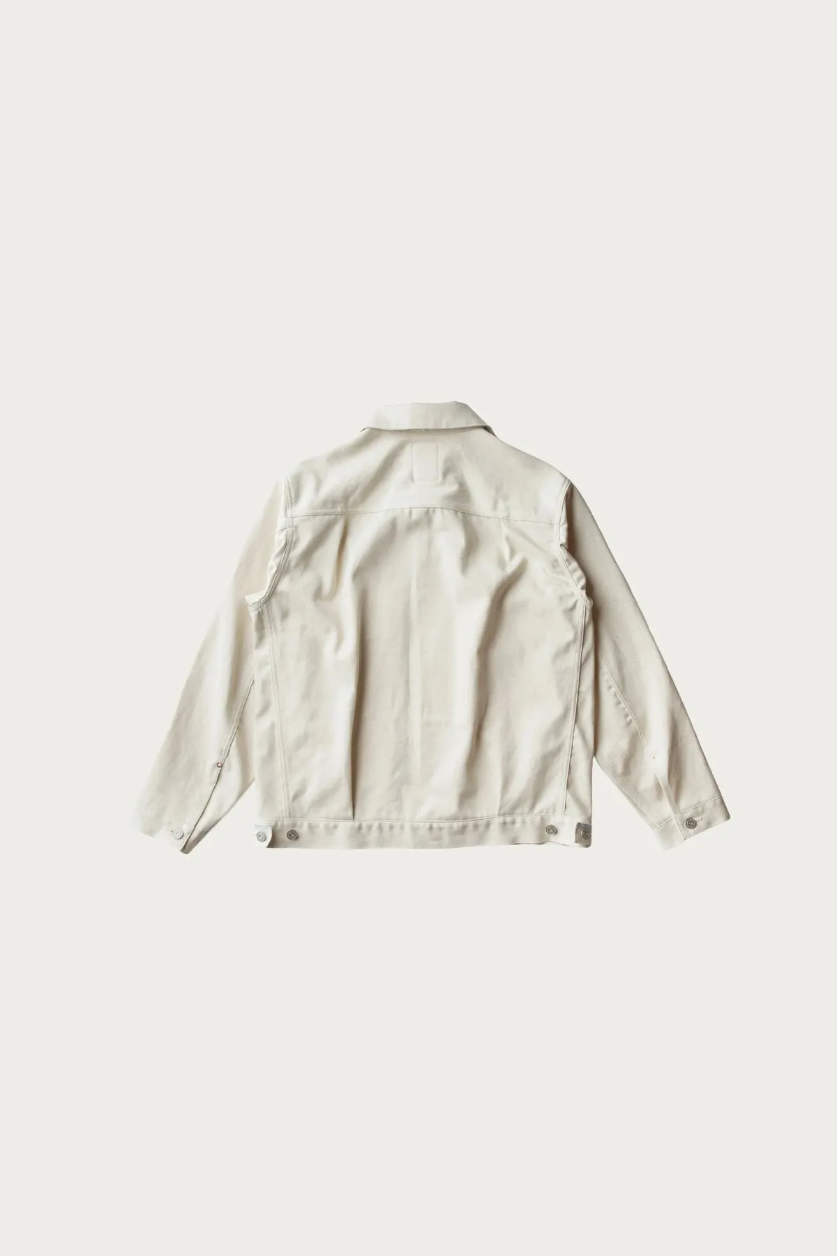 C.T.L. Neo Type 2nd Denim Jacket Asagi Indigo - Washed Ecru sold by Canoe Club product image thumbnail 4