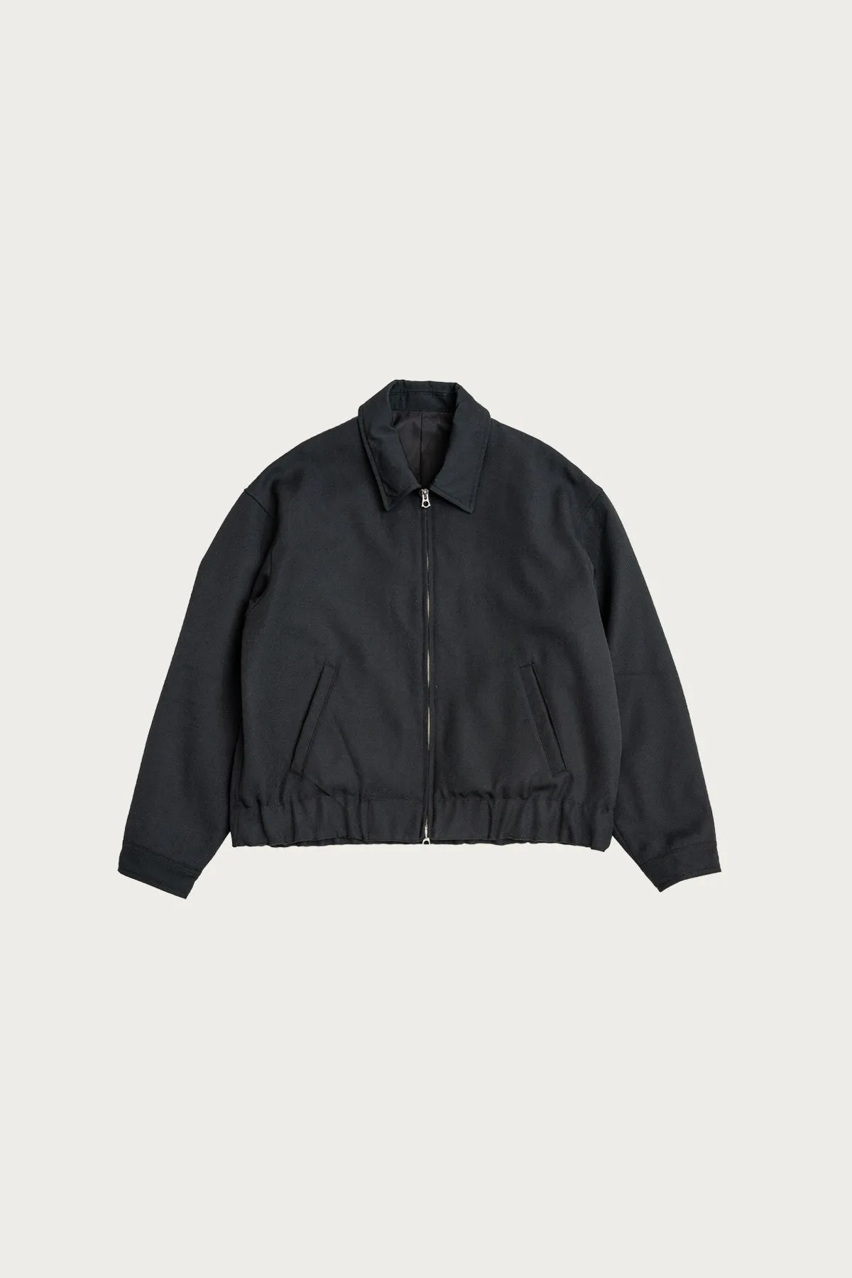 Machine Jacket - Black Wool Gabardine sold by Canoe Club