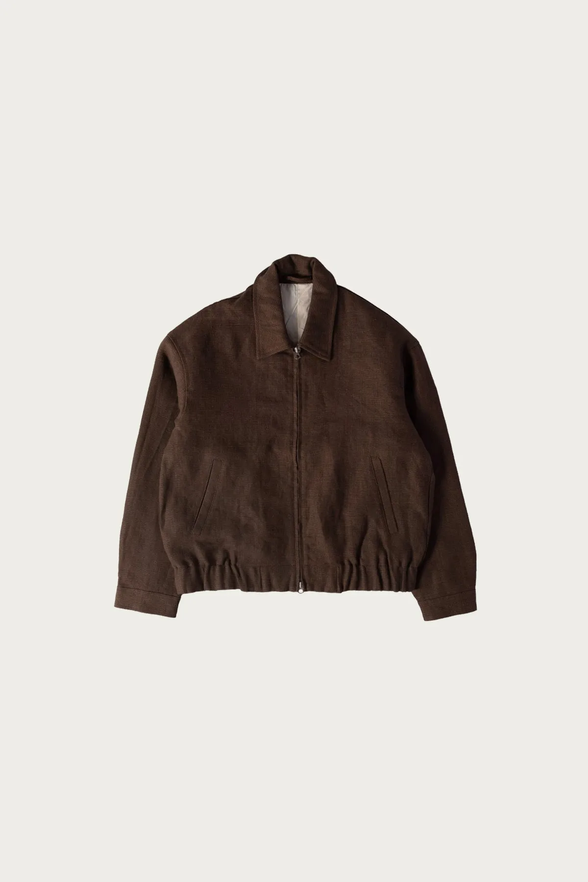 Machine Jacket - Brown Belgian Linen sold by Canoe Club
