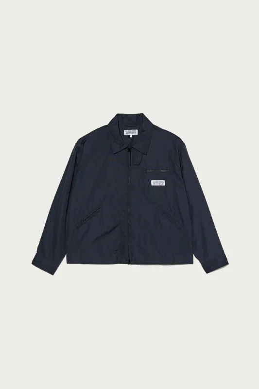 Short Jacket - Dark Navy PC Poplin made by Canoe Club