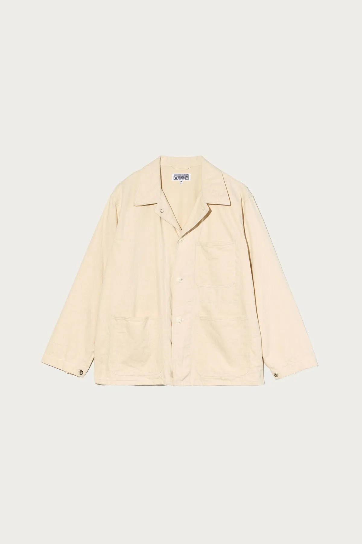 Utility Jacket - Natural 7oz Cotton HB Twill sold by Canoe Club