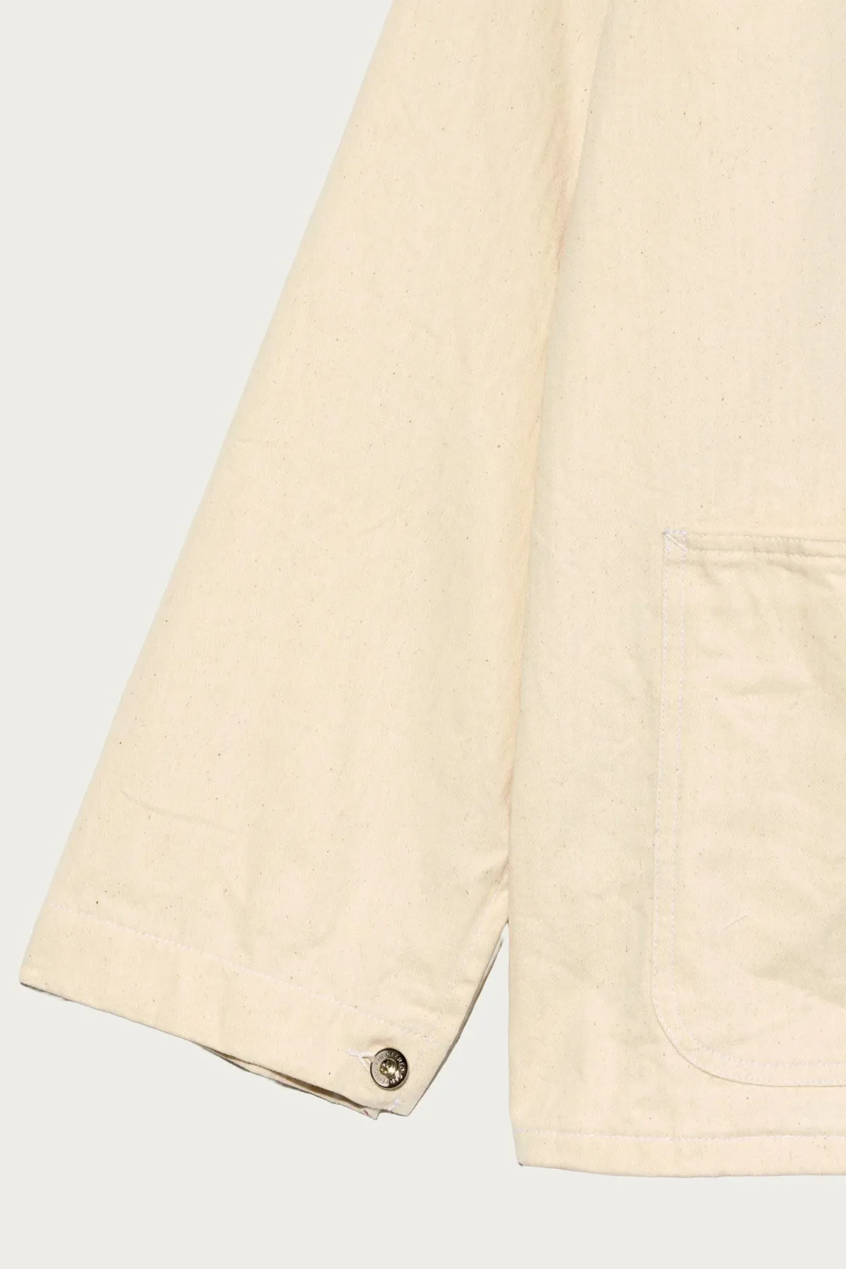 Utility Jacket - Natural 7oz Cotton HB Twill sold by Canoe Club product image thumbnail 3