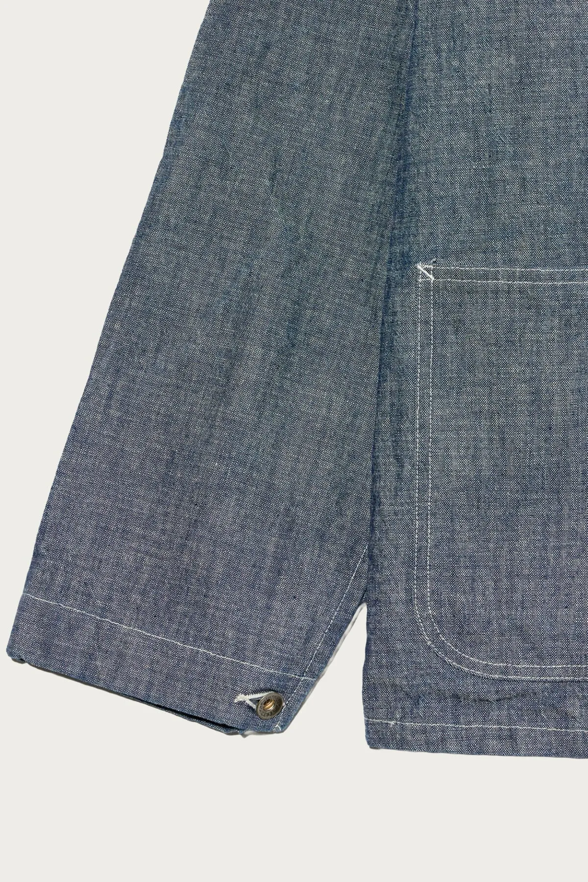 Utility Jacket - Indigo 10oz Sea Canvas sold by Canoe Club product image thumbnail 3