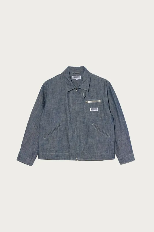 Short Jacket - Indigo 10oz Sea Canvas made by Canoe Club