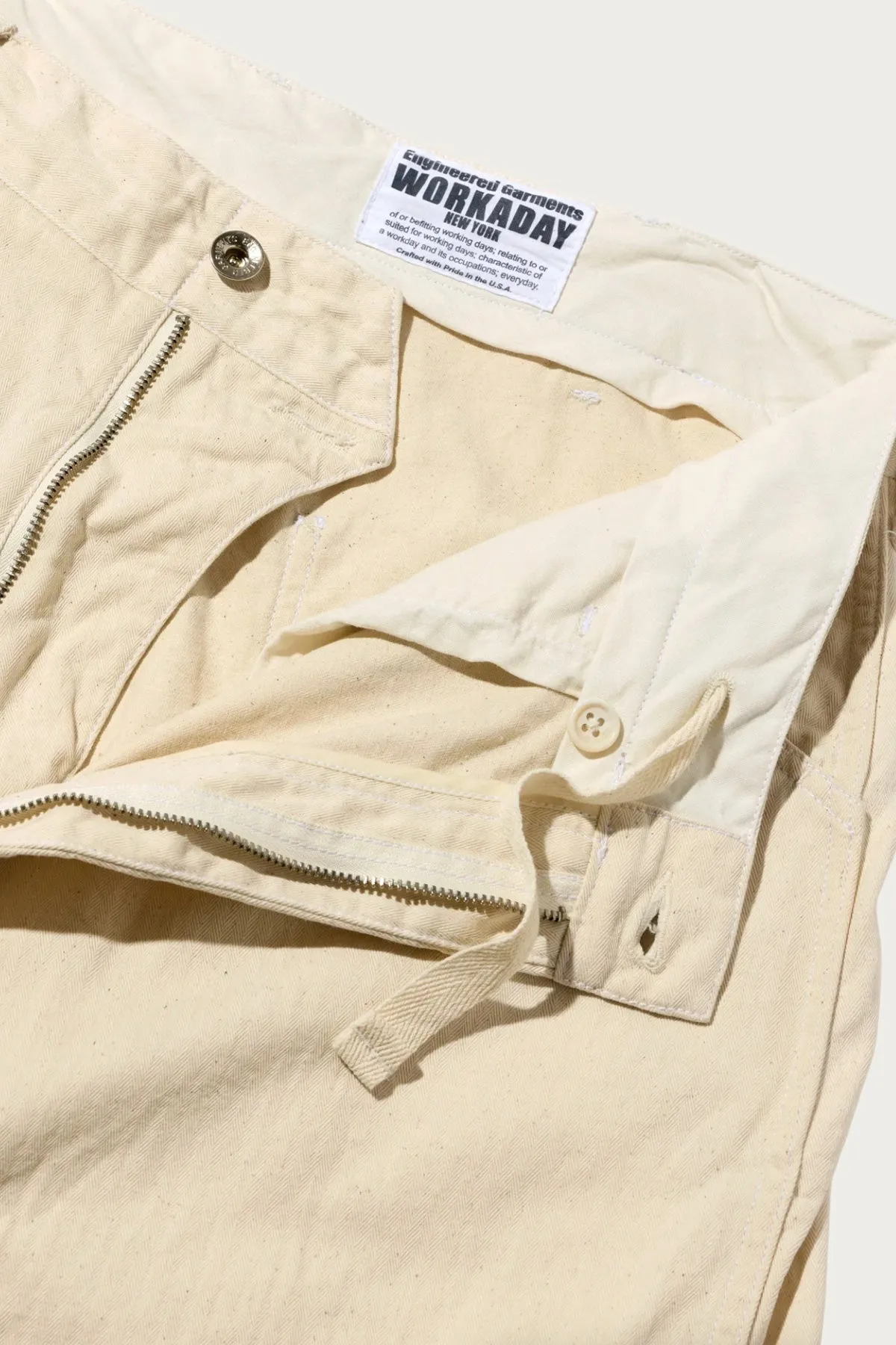Painter Pant - Natural 7oz Cotton HB Twill sold by Canoe Club product image thumbnail 3