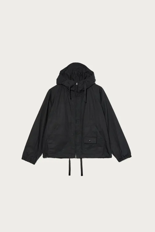 Deck Parka - Black Cotton Ripstop made by Canoe Club