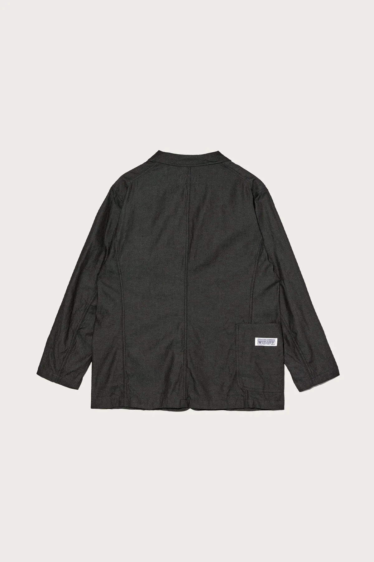MED Blazer - Charcoal Cotton Heavy Oxford sold by Canoe Club product image thumbnail 2